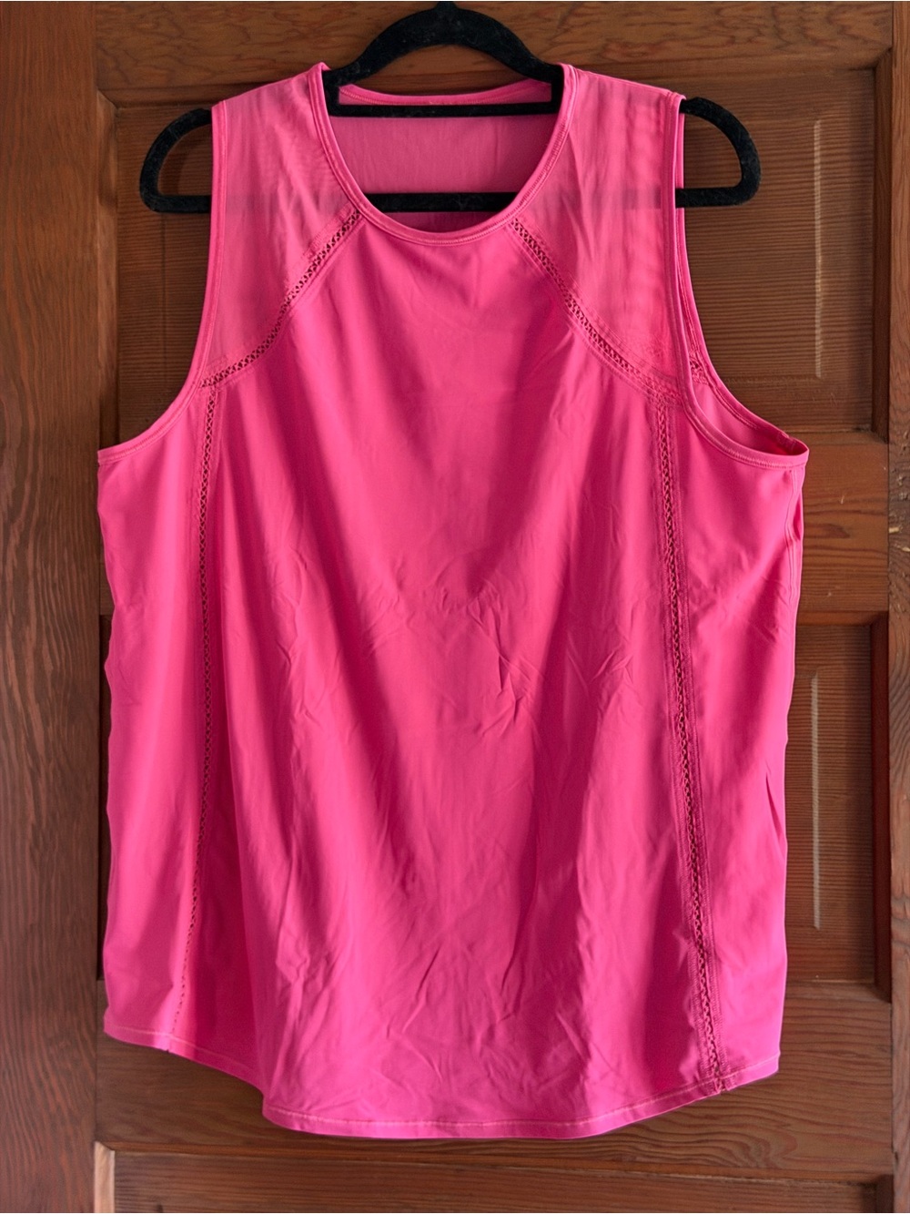 Lululemon Sculpt Tank Top Lace Trim in Raspberry Coulis Pink Size 10 - Picture 2 of 12